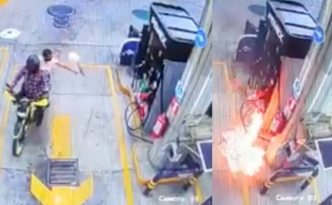 Foto: Captura de pantalla/El Universal/ Ninguno de los sujetos en moto fue detenido 