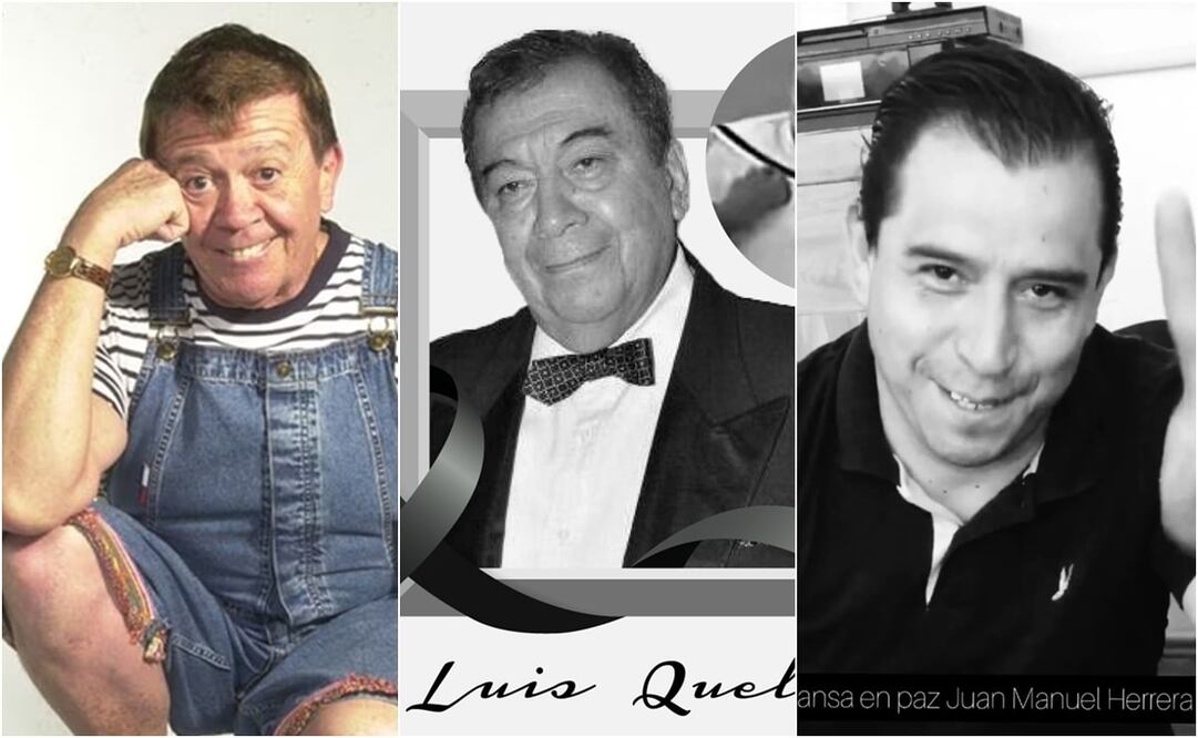 En los últimos días se registraron tres fallecimientos de actores. Foto: ARCHIVO y Twitter