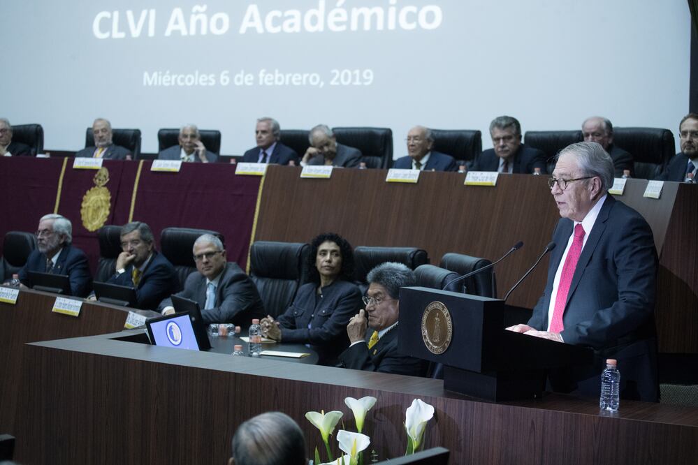 Ceremonia inaugural del CLVI año de la Academia Nacional de Medicina de México. Foto: Germán Espinosa / EL UNIVERSAL
