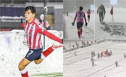 El espectacular golazo de chilena del mexicano David Rodríguez sobre la nieve en Canadá