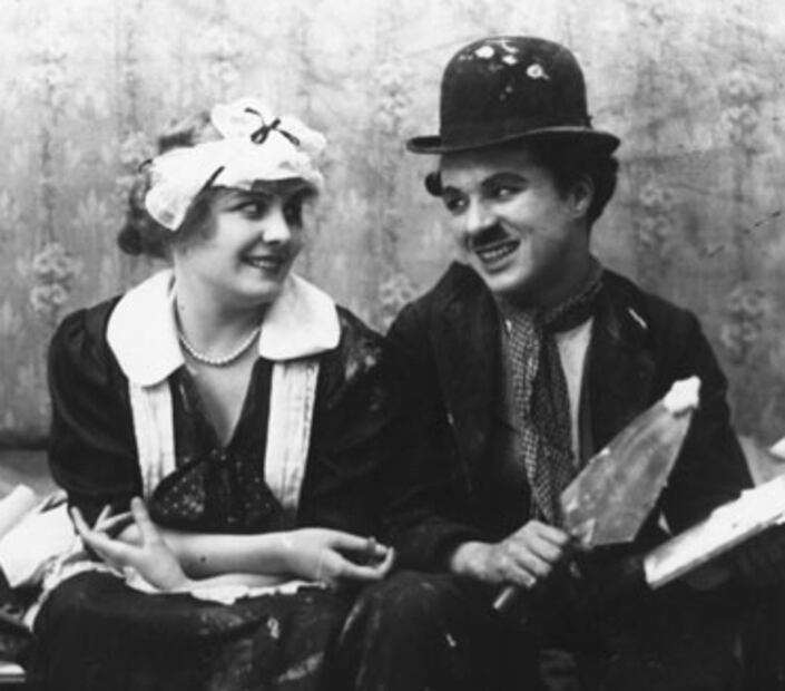 Edna Purviance, la compañera de Chaplin antes de que fuera famoso