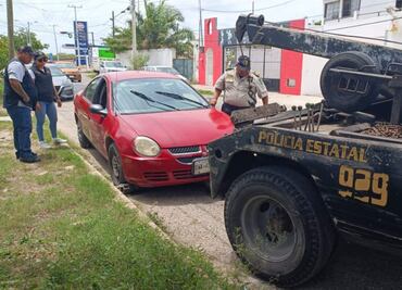 Caen dos sujetos tras persecución en calles de Mérida; estarían implicados en venta de drogas