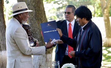 Morgan Freeman rueda en Bolivia para la serie "La Historia de Dios"