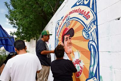 Murales para no olvidar a los desaparecidos