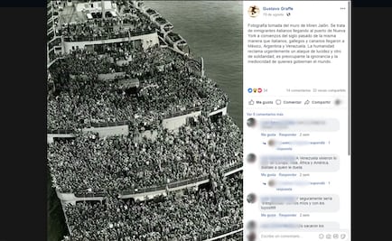 Difunden foto falsa de inmigrantes italianos llegando a Nueva York