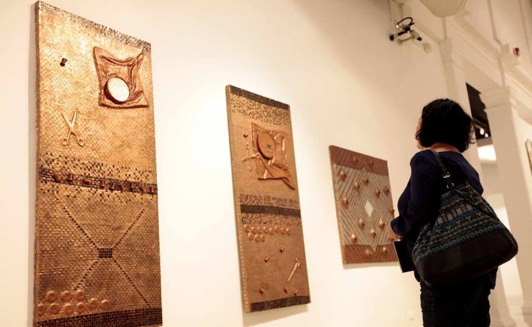 La exposición "Sin maíz no hay Toledo" se presenta en el marco del Festival internacional Cervantino y permanecerá hasta el 14 de noviembre. (FOTO: Notimex)