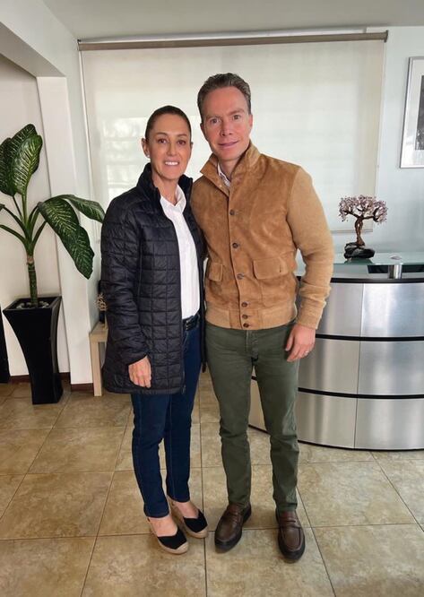 Manuel Velasco y Claudia Sheinbaum