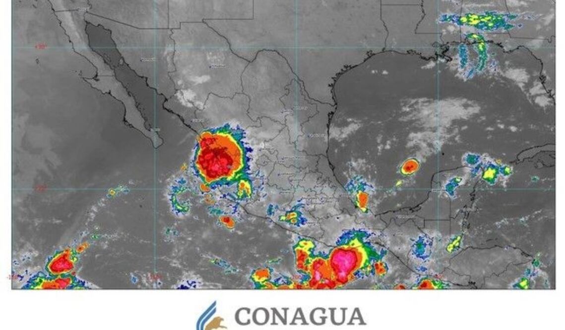 Pronóstico de lluvias en México. Foto: especial