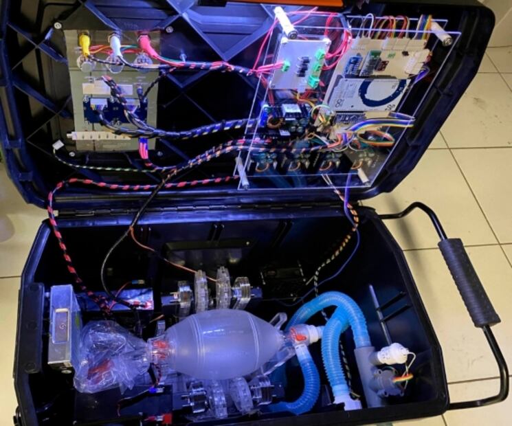 La UNAM diseña un respirador portátil y económico