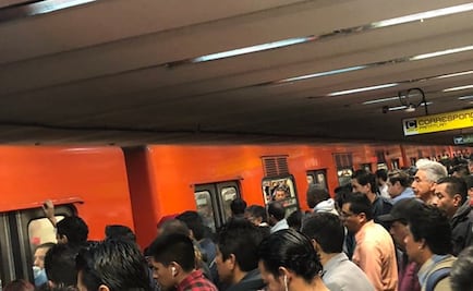 Fallas en 5 líneas del Metro causan molestias y retrasos a pasajeros