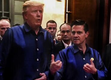 Peña Nieto y Trump apoyan juntos candidatura para Mundial 2026