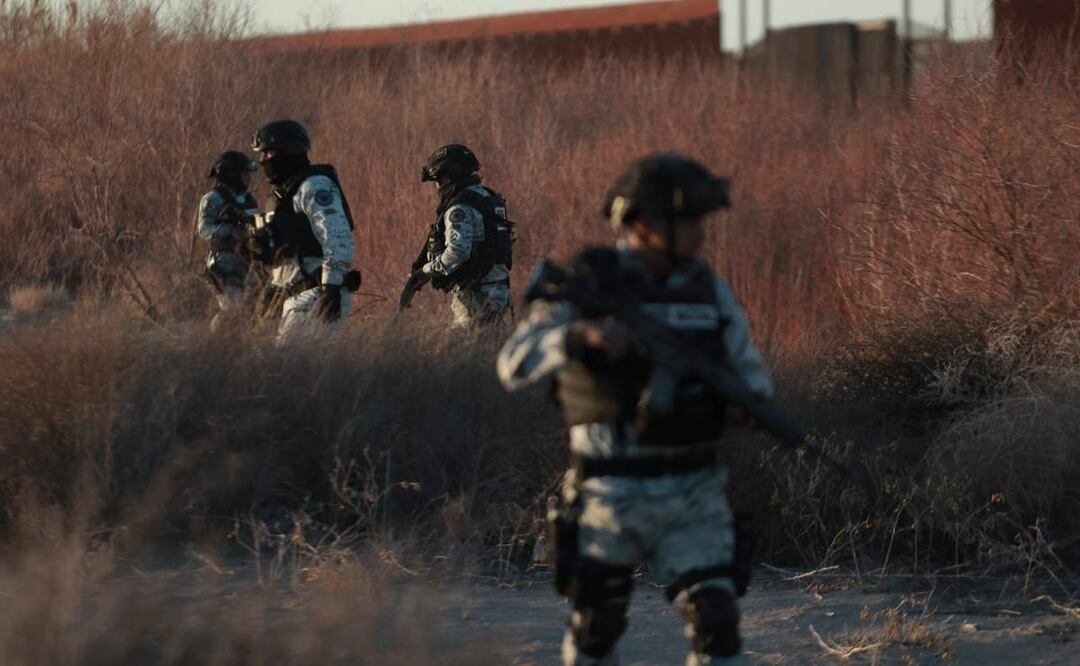 Ejército y Guardia Nacional realizan operativos en frontera de Ciudad Juárez, Chihuahua (05/02/2025). Foto: Christian Torres / EL UNIVERSAL