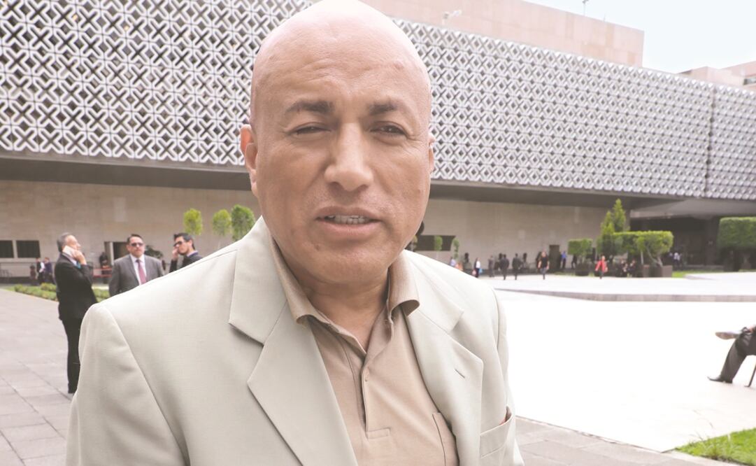 Hugo Rafael Ruiz Lustre, Diputado invidente de Morena. Foto: CARLOS MEJÍA. EL UNIVERSAL