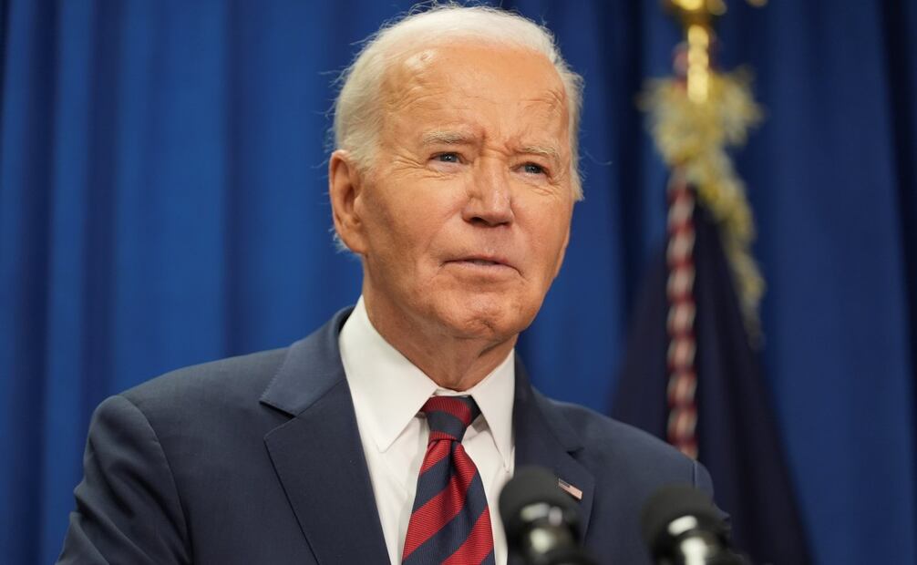 El entonces presidente estadounidense Joe Biden North Charleston, Carolina del Sur, el 19 de enero del 2025. Foto: AP