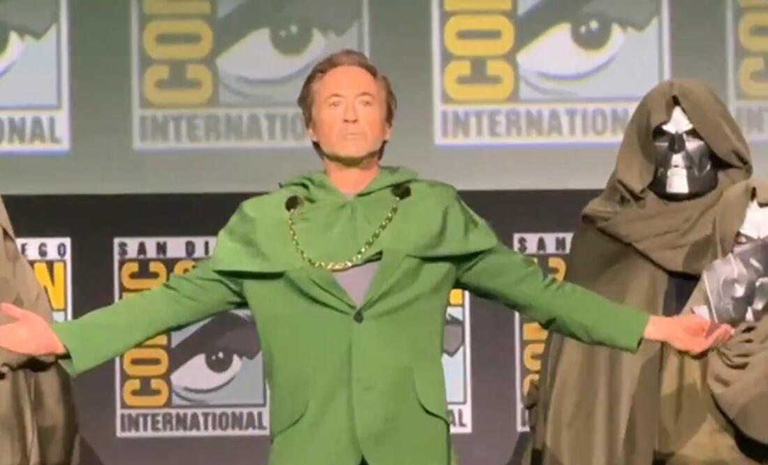 Robert Downey Jr. ha sido la sorpresa de la jornada sabatina de la Comic Con San Diego. Foto: captura de pantalla