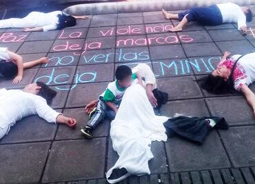 Se manifiestan en Michoacán tras asesinato de Mara