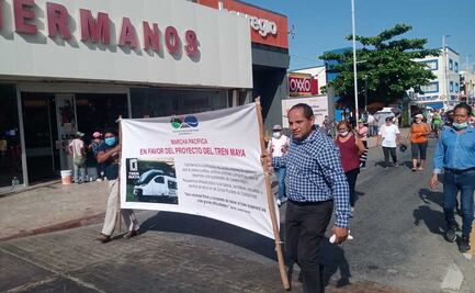 En Playa del Carmen posesionarios de terrenos respaldan Tren Maya; exigen escrituración 