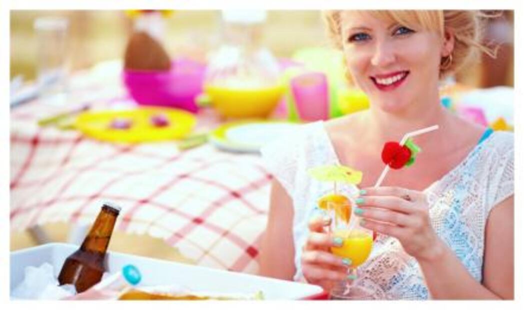 Comidas saludables al aire libre