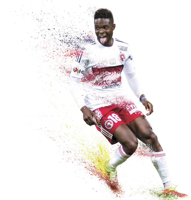 El colombiano está encendido en la Liga MX y quiere demostrarlo contra las Águilas (FOTOARTE: DANIEL RAZO. EL UNIVERSAL)