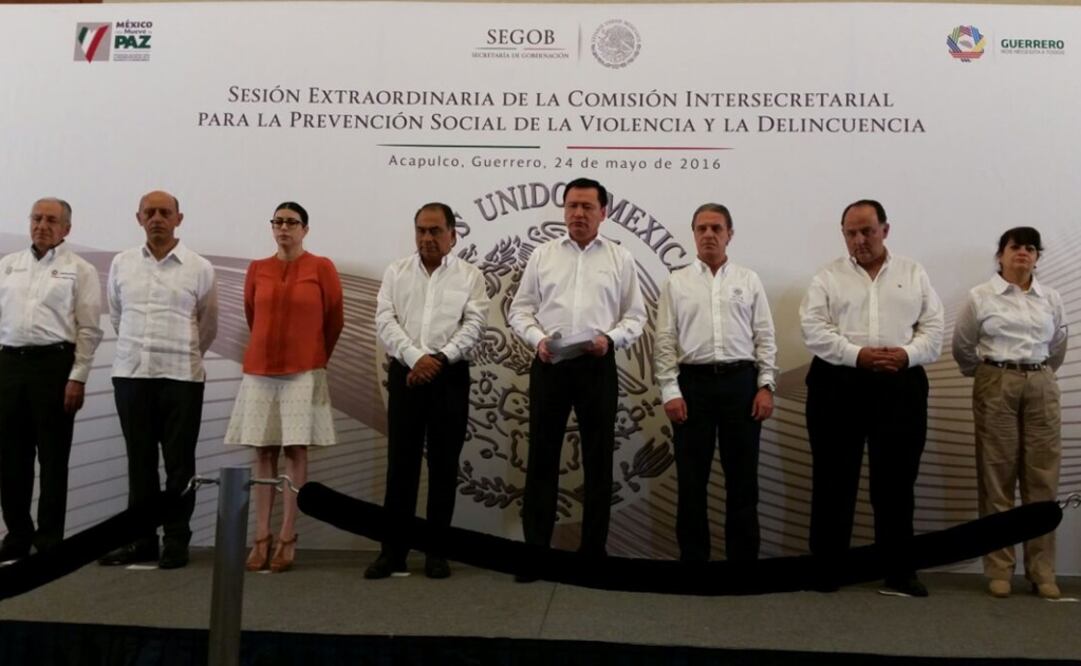 El funcionario encabezó la Sesión Extraordinaria de la Comisión Intersecretarial de Prevención Social de la Violencia y la Delincuencia. /Especial