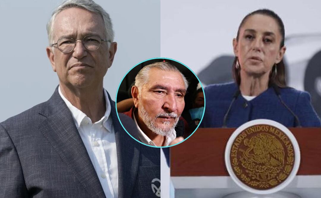 Salinas Pliego critica a Sheinbaum tras denunciar “linchamiento mediático” contra Adán Augusto. Foto: AP, Fernana Rojas y Berenice Fregoso / EL UNIVERSAL