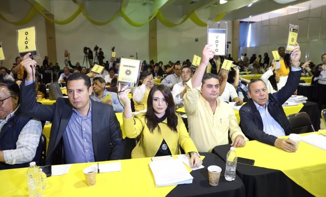 Reunión del pleno del Consejo Nacional del PRD. Foto: Juan Carlos Reyes/EL UNIVERSAL