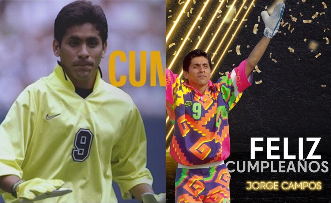 Pumas y LA Galaxy felicitan a Jorge Campos por su cumpleaños