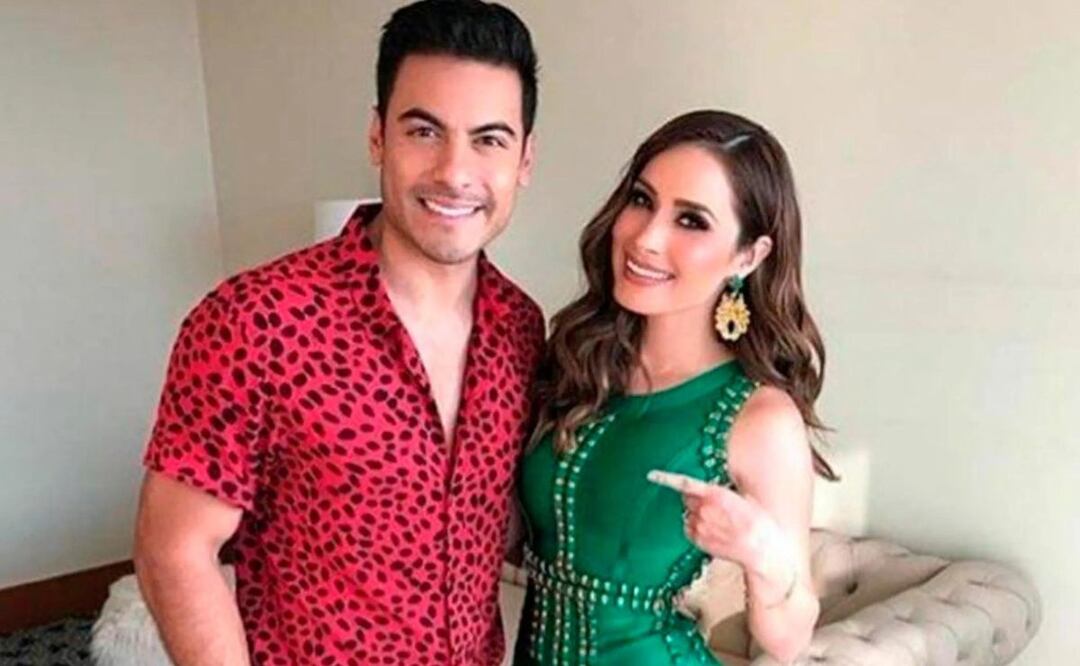 Cynthia Rodríguez y Carlos Rivera. Fuente: Twitter @showmundialshow