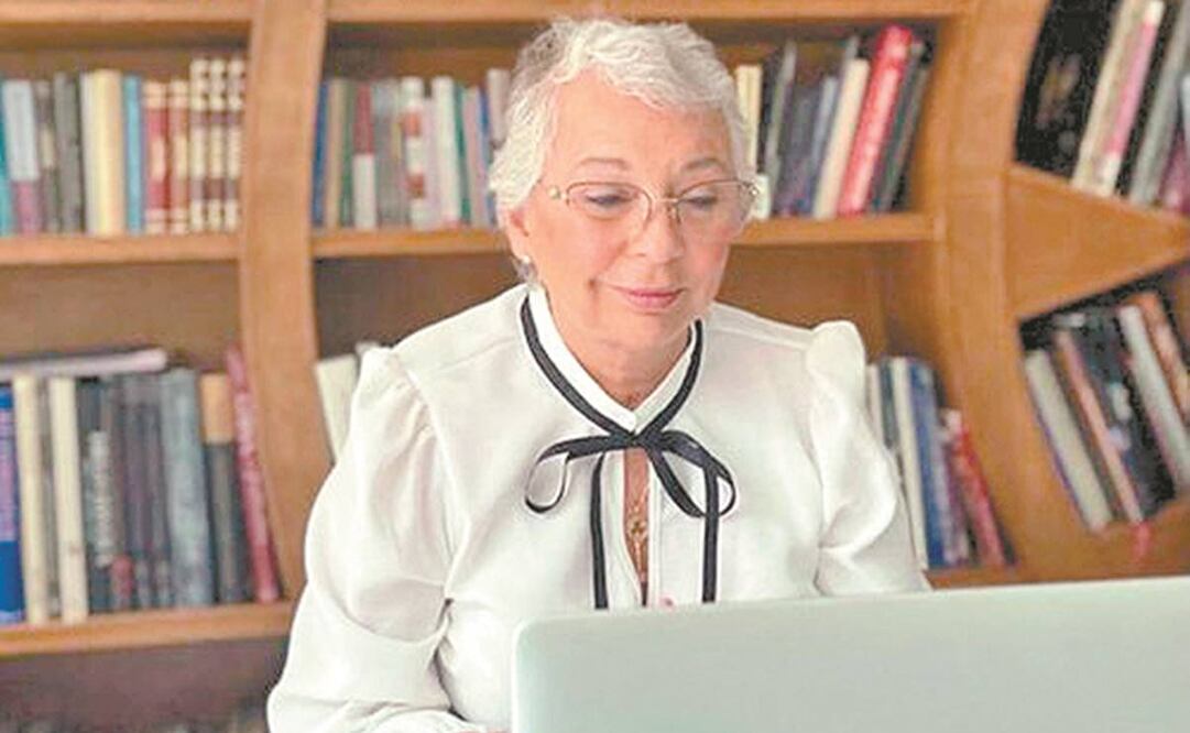 Olga Sánchez Cordero estuvo en un diálogo virtual. Foto: Tomada de Twitter