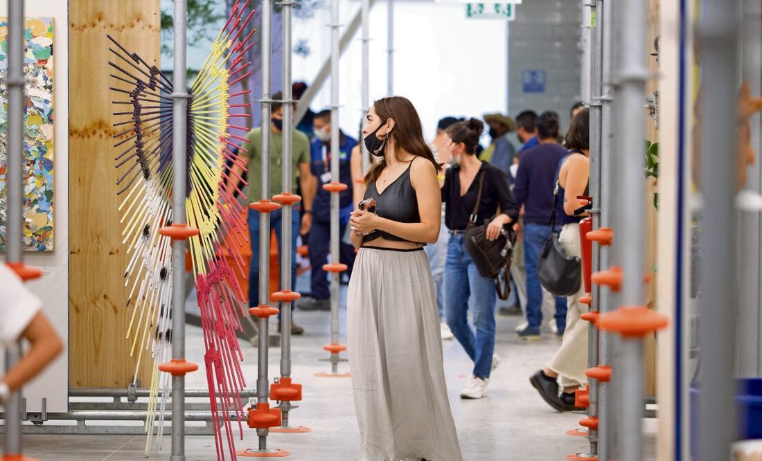 La feria de arte Material se realizará del 8 al 11 de febrero en Expo Reforma, donde habrá galerías de Colombia, Canadá, EU, Inglaterra, Italia y más países. Foto: Feria de Arte Material