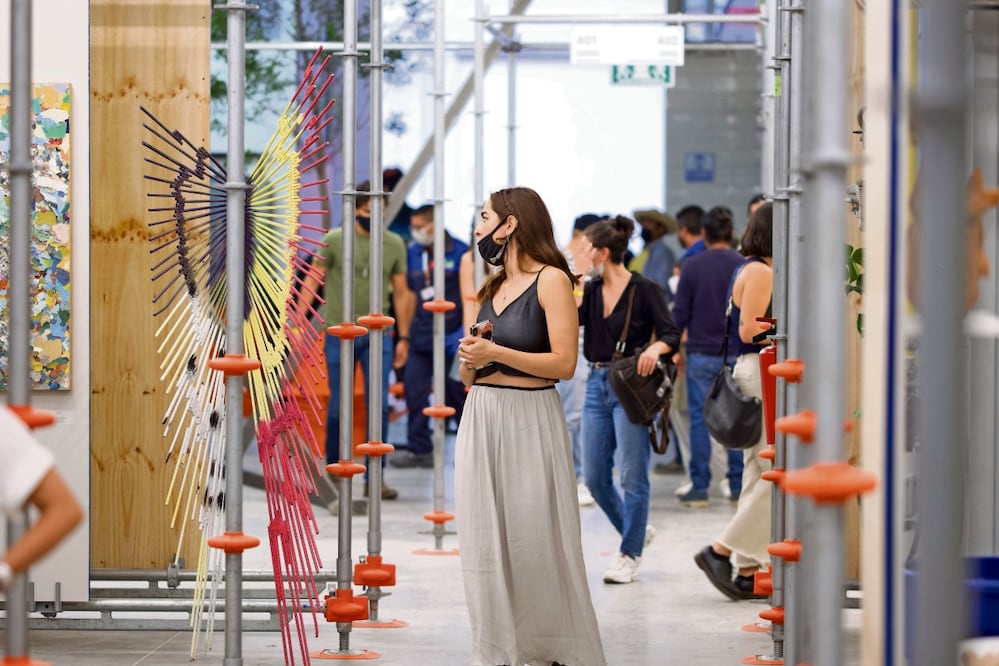 La feria de arte Material se realizará del 8 al 11 de febrero en Expo Reforma, donde habrá galerías de Colombia, Canadá, EU, Inglaterra, Italia y más países. Foto: Feria de Arte Material