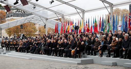 Líderes mundiales conmemoran fin de la Primera Guerra Mundial