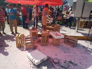 Explota pirotecnia en centro de Tapachula; no se registran lesionados