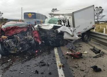 5 muertos deja accidente múltiple en la carretera México-Tuxpan a la altura de Tulancingo