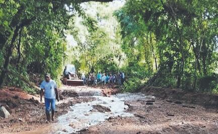 Lluvias dejan incomunicadas a comunidades de Chiapas