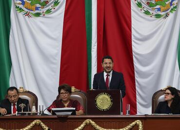 "Pude hacer muchas cosas en poco tiempo", dice Batres al rendir informe de Gobierno ante Congreso de la CDMX