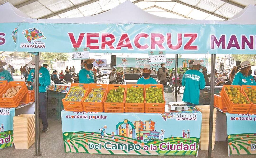 La alcaldía Iztapalapa habilitará 24 espacios para que los productores ofrezcan sus alimentos. Foto: ESPECIAL