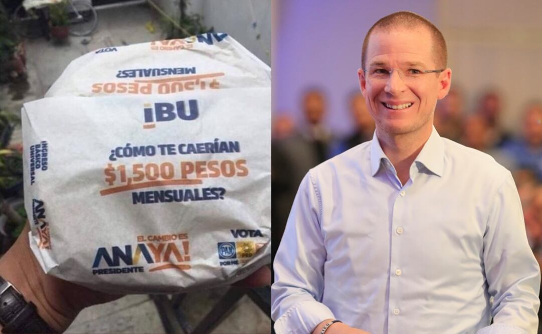 Tortilla wrapping paper(left) - Photo: Courtesy & Ricardo Anaya (right) - Photo: Irvin Olivares/EL UNIVERSAL