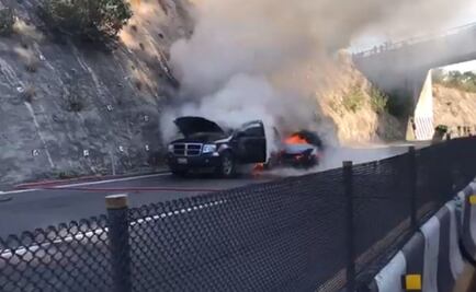 Cierran carretera Chamapa-La Venta por accidente