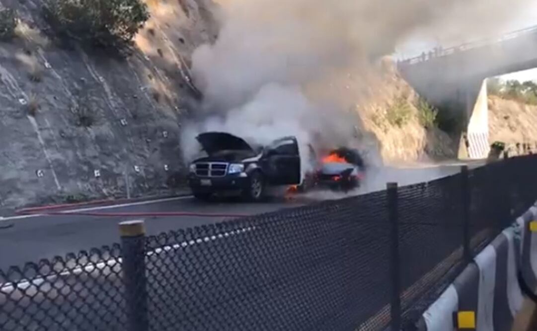 Cierran carretera Chamapa-La Venta por accidente