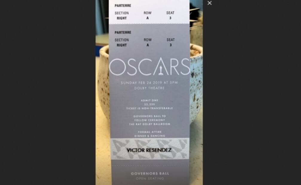 Latin Lover revela el costo para entrar a los Oscar