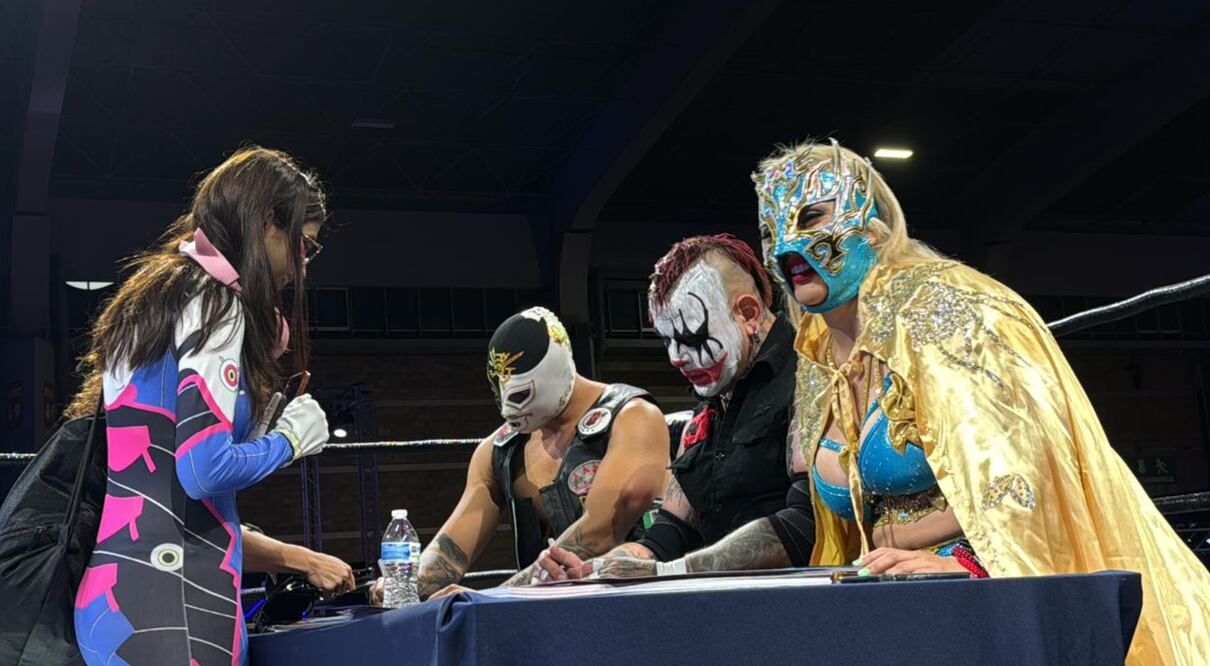 Pagano, La Hiedra y Forastero enloquecen a la comunidad gamer - Foto: Edgar Enríquez/ EL UNIVERSAL