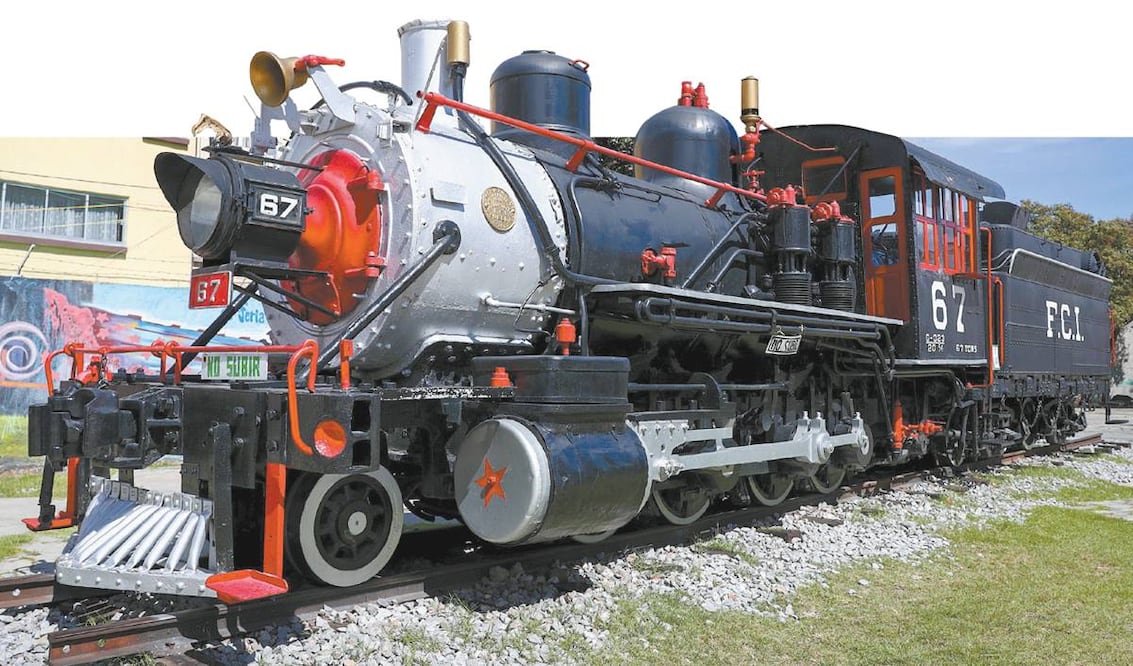 La locomotora de 130 años de antigüedad está en el Museo de los Ferrocarrileros. Foto/DIEGO SIMÓN SÁNCHEZ. EL UNVIERSAL