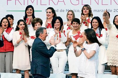 Líderes priístas cierran filas con Meade