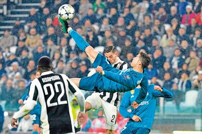 Chilena de Cristiano Ronaldo favorita para gol del año