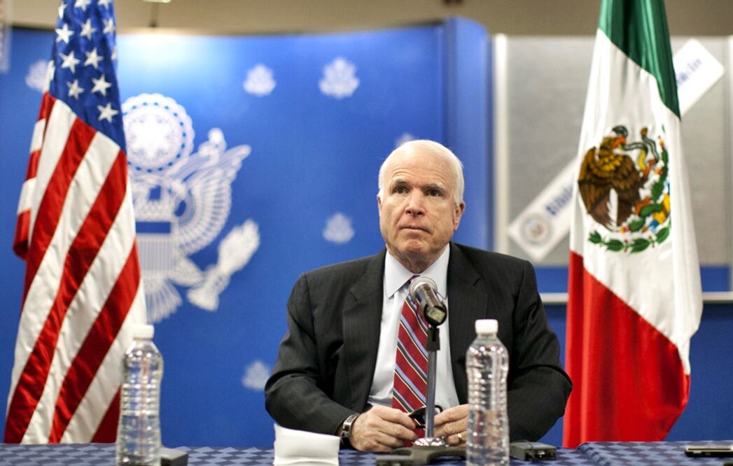 McCain copatrocinó en 2017 una resolución bipartidista en la Cámara Alta estadounidense que reafirmó la asociación estratégica entre ambos países. Foto: Archivo/EL UNIVERSAL