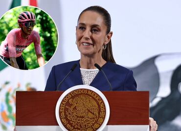 Sheinbaum felicita, envía porras y buenas vibras a Isaac del Toro; ciclista mexicano lidera el Giro de Italia