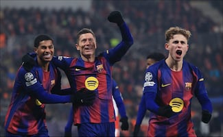 Barcelona golea en Praga y se acerca a la zona de clasificación directa de Champions League 