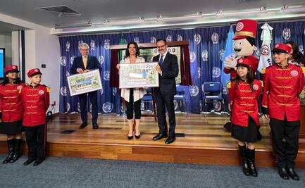 SRE reconoce trabajo por la paz y derechos humanos de la ONU; celebra 80 años con emisión de billete de Lotería