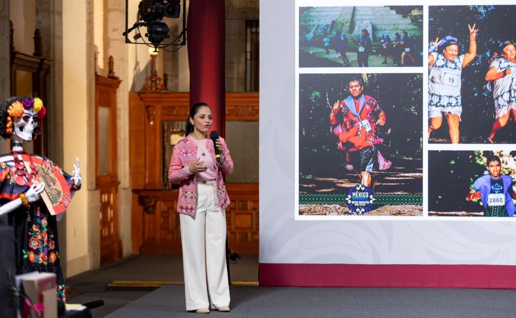 Mirna Beatriz De la Cruz Álvarez, atleta y líder del proyecto “México Imparable” (31/10/2025). Foto: Hugo Salvador / EL UNIVERSAL